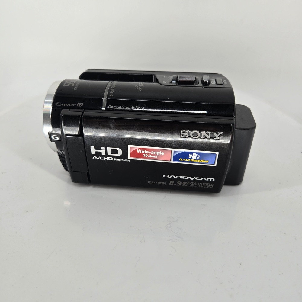 Sony Handycam HDR-XR260 HD Camcorder 30x Optical Zoom 160GB HDD GPS Black